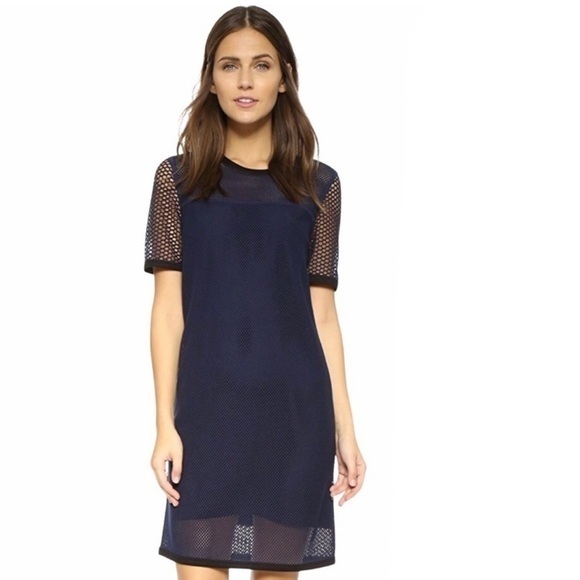 Rag & Bone Luna Dress Blue Mesh - Picture 2 of 12
